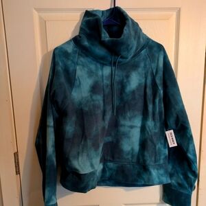 Old Navy fleece cowl neck top